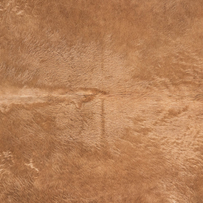 Brazilian Beige Cowhide Rug Size 7'5" L x 6'7" W 6858