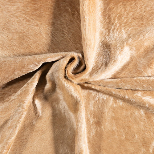 Brazilian Beige Cowhide Rug Size 6'10" L x 5'11" W 6862