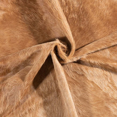 Brazilian Beige Cowhide Rug Size 6'11" L x 5'9" W 6865