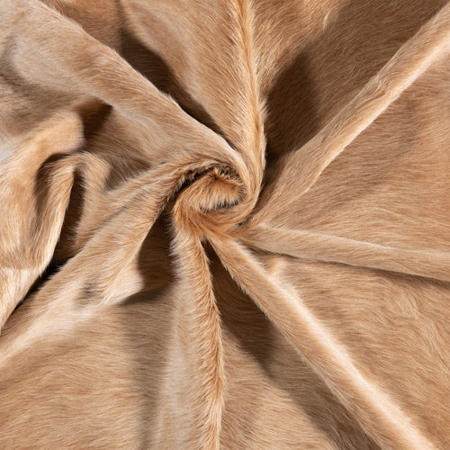 Brazilian Beige Cowhide Rug Size 7'5" L x 6'8" W 6866