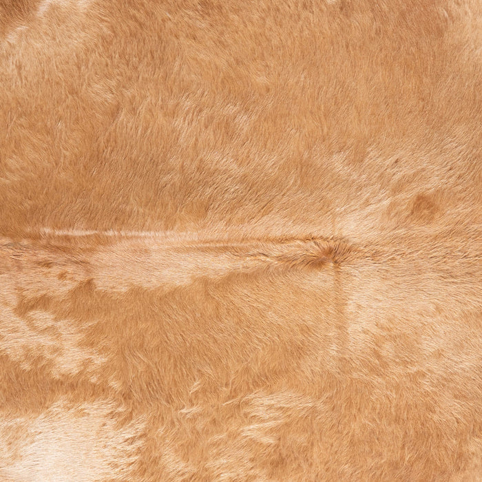 Brazilian Beige Cowhide Rug Size 7'7" L x 6'8" W 6870