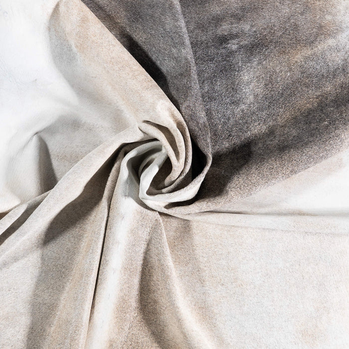 Brazilian Grey Palomino Cowhide Rug Size 7'8" L x 6'10" W 6876