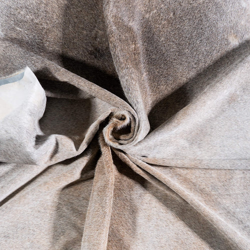 Brazilian Grey Palomino Cowhide Rug Size 7'5" L x 6'8" W 6894