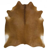 Dark Brown Brazilian Cowhide Rug, Natural Suede Leather | eCowhides