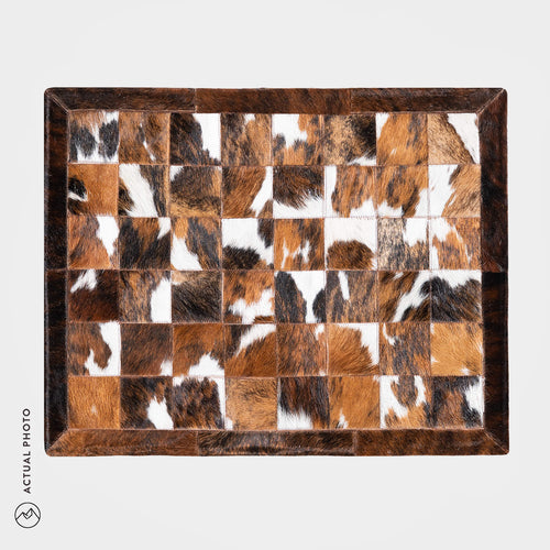 Cowhide Floor Mat Rug Size 3 x 2 Feet F-130