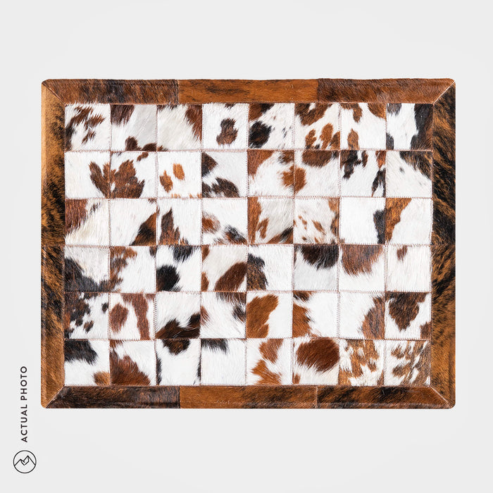 Cowhide Floor Mat Rug Size 3 x 2 Feet F-131