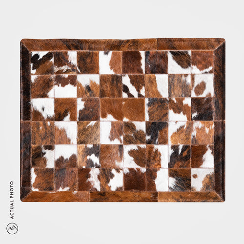 Cowhide Floor Mat Rug Size 3 x 2 Feet F-138