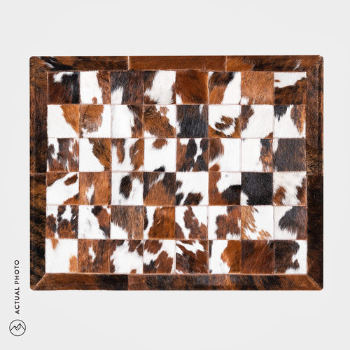 Cowhide Floor Mat Rug Size 3 x 2 Feet F-141