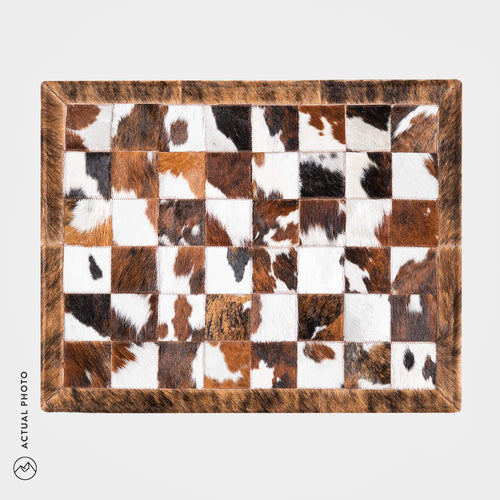 Cowhide Floor Mat Rug Size 3 x 2 Feet F-142