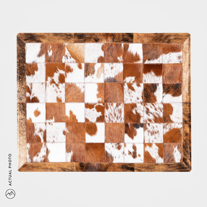 Cowhide Floor Mat Rug Size 3 x 2 Feet F-147