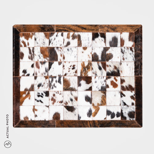 Cowhide Floor Mat Rug Size 3 x 2 Feet F-152