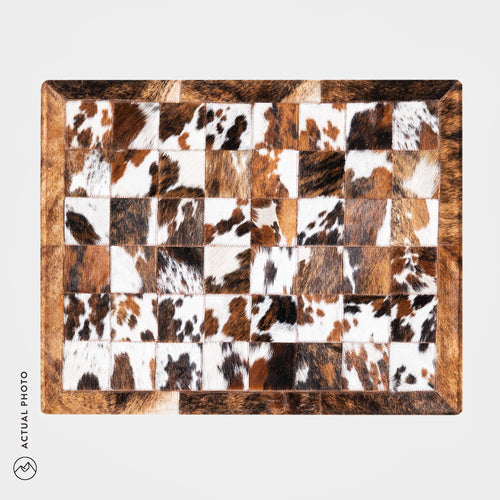 Cowhide Floor Mat Rug Size 3 x 2 Feet F-154