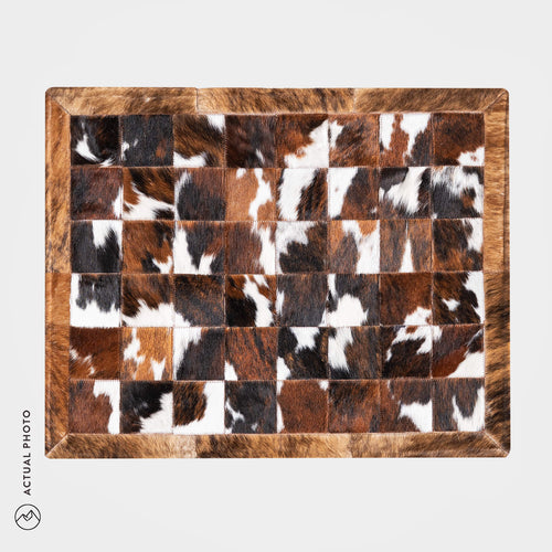 Cowhide Floor Mat Rug Size 3 x 2 Feet F-156
