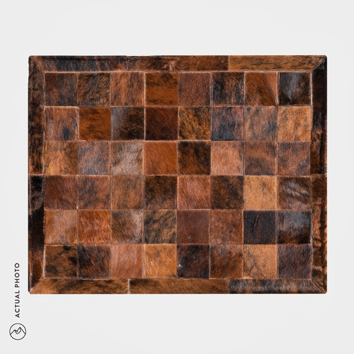 Cowhide Floor Mat Rug Size 3 x 2 Feet F-157
