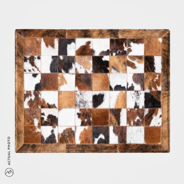 Cowhide Floor Mat Rug Size 3 x 2 Feet F-158