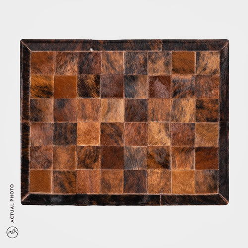 Cowhide Floor Mat Rug Size 3 x 2 Feet F-159