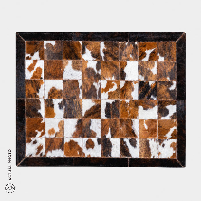 Cowhide Floor Mat Rug Size 3 x 2 Feet F-97