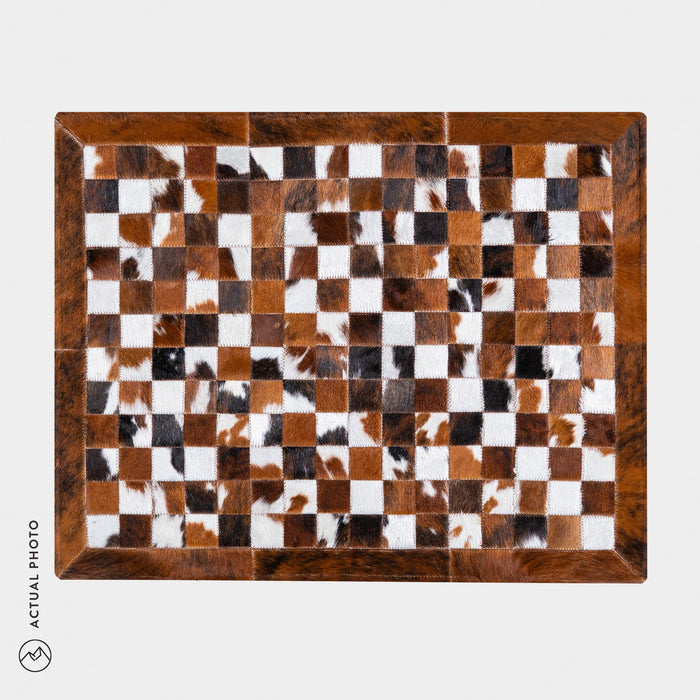 Cowhide Floor Mat Rug Size 3 x 2 Feet F-99