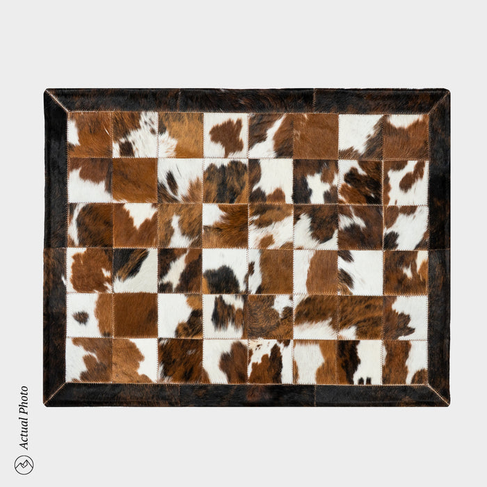 Cowhide Floor Mat Rug Size 3 x 2 Feet F-10