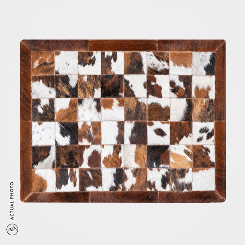 Cowhide Floor Mat Rug Size 3 x 2 Feet F-101