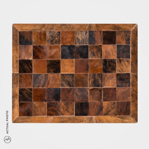 Cowhide Floor Mat Rug Size 3 x 2 Feet F-105
