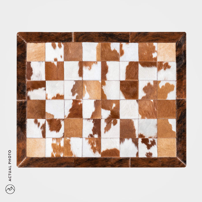 Cowhide Floor Mat Rug Size 3 x 2 Feet F-107
