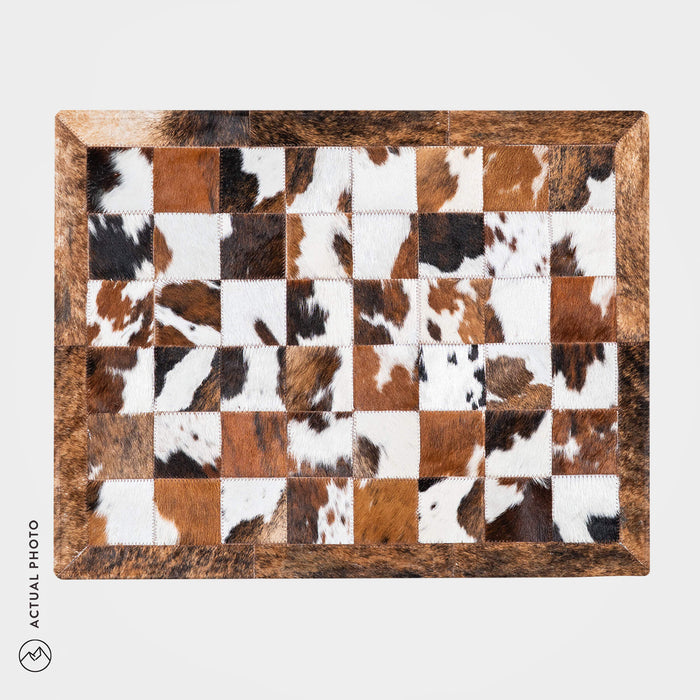 Cowhide Floor Mat Rug Size 3 x 2 Feet F-108
