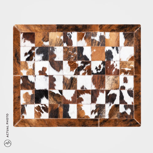 Cowhide Floor Mat Rug Size 3 x 2 Feet F-110