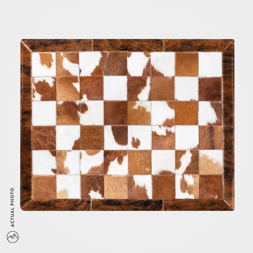 Cowhide Floor Mat Rug Size 3 x 2 Feet F-112