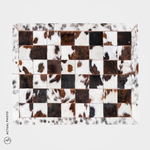 Cowhide Floor Mat Rug Size 3 x 2 Feet F-113