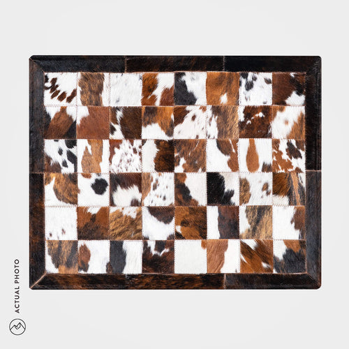 Cowhide Floor Mat Rug Size 3 x 2 Feet F-114
