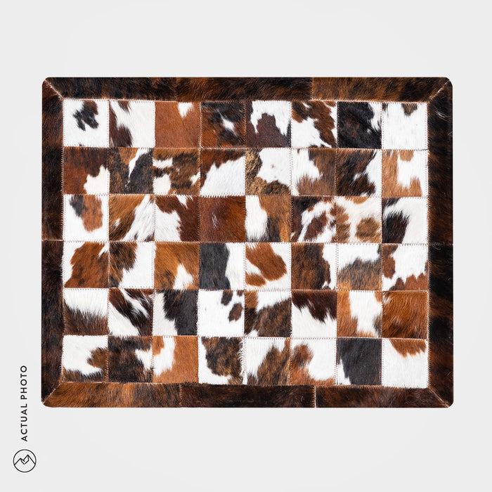 Cowhide Floor Mat Rug Size 3 x 2 Feet F-115