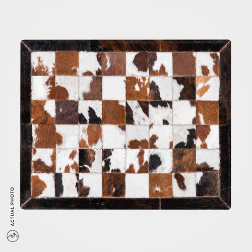 Cowhide Floor Mat Rug Size 3 x 2 Feet F-116