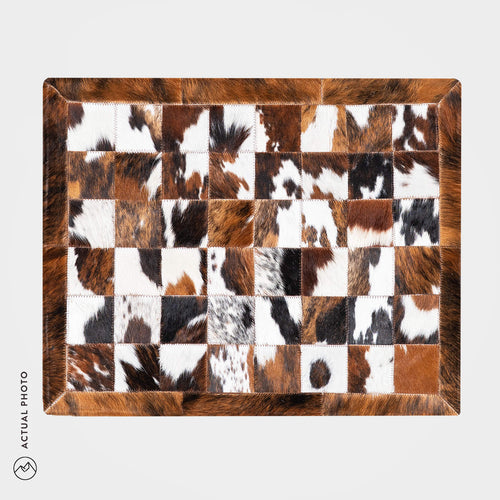 Cowhide Floor Mat Rug Size 3 x 2 Feet F-119