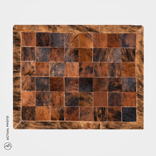 Cowhide Floor Mat Rug Size 3 x 2 Feet F-127