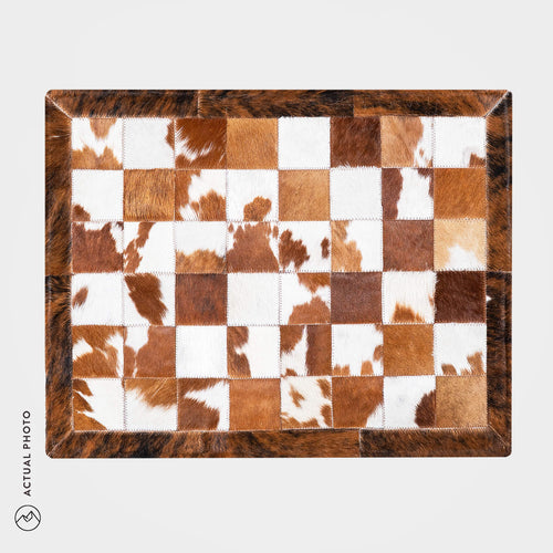 Cowhide Floor Mat Rug Size 3 x 2 Feet F-129