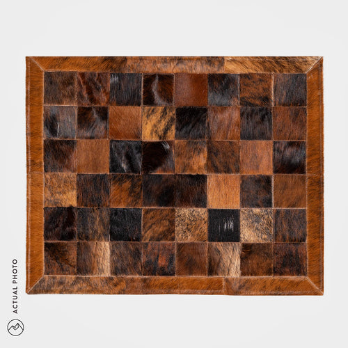 Cowhide Floor Mat Rug Size 3 x 2 Feet F-162