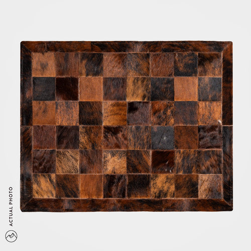 Cowhide Floor Mat Rug Size 3 x 2 Feet F-164