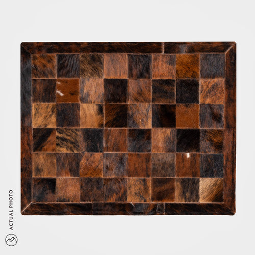 Cowhide Floor Mat Rug Size 3 x 2 Feet F-165