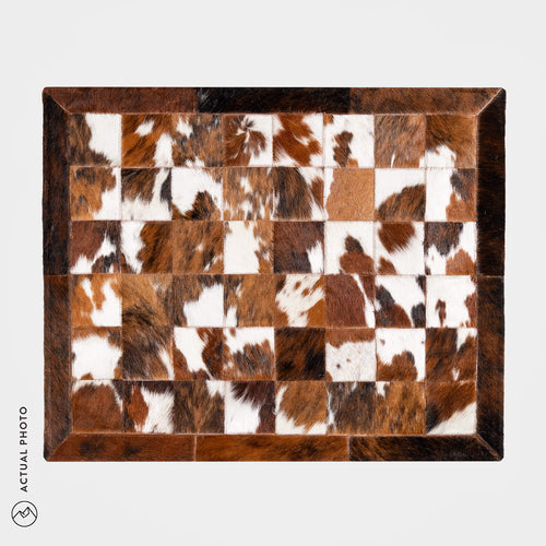 Cowhide Floor Mat Rug Size 3 x 2 Feet F-171