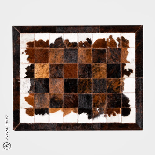 Cowhide Floor Mat Rug Size 3 x 2 Feet F-172