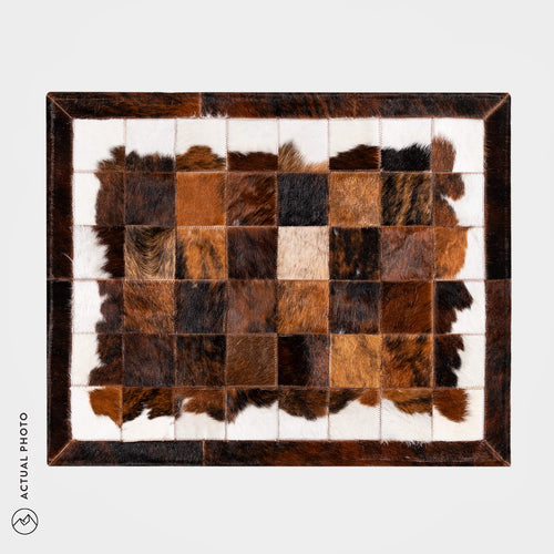 Cowhide Floor Mat Rug Size 3 x 2 Feet F-178