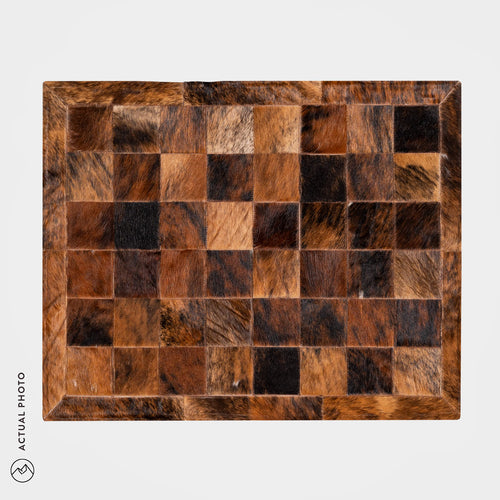 Cowhide Floor Mat Rug Size 3 x 2 Feet F-182
