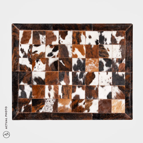 Cowhide Floor Mat Rug Size 3 x 2 Feet F-185
