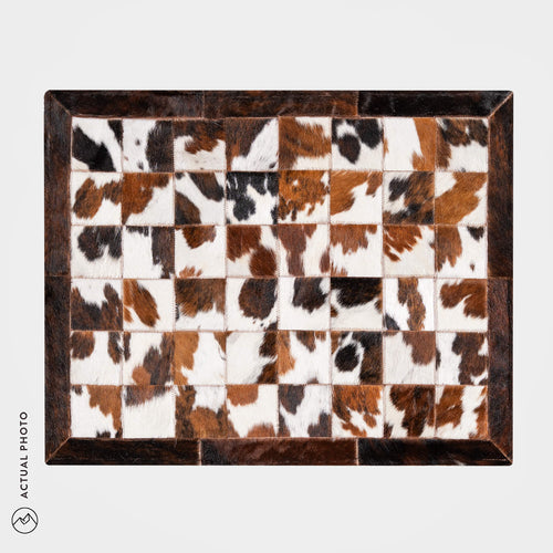 Cowhide Floor Mat Rug Size 3 x 2 Feet F-189