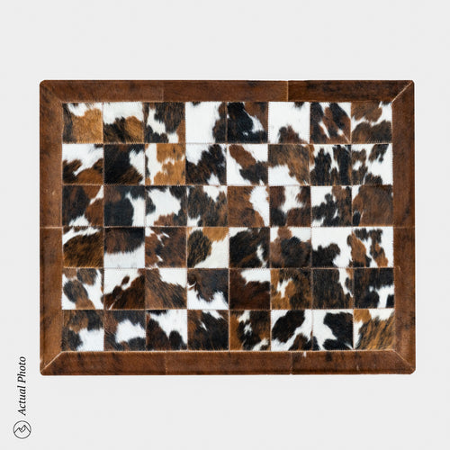 Cowhide Floor Mat Rug Size 3 x 2 Feet F-19
