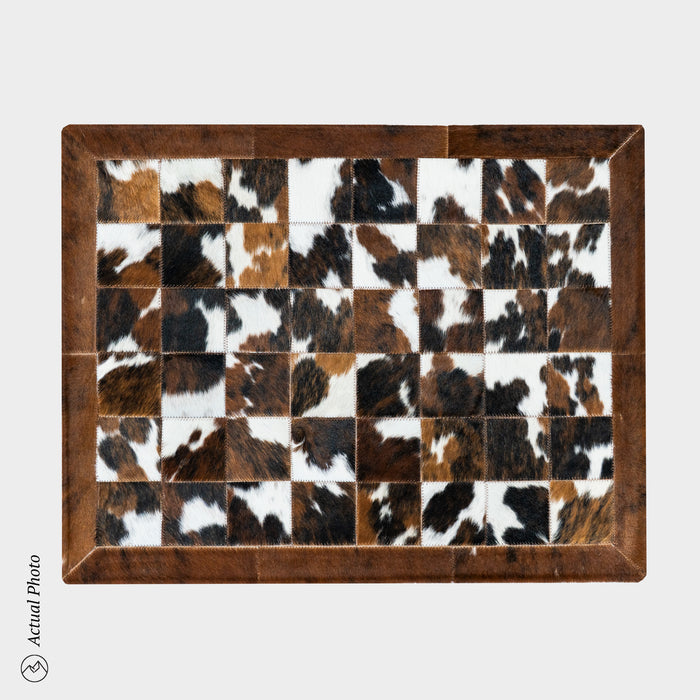 Cowhide Floor Mat Rug Size 3 x 2 Feet F-19