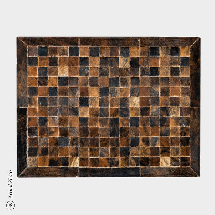 Cowhide Floor Mat Rug Size 3 x 2 Feet F-24