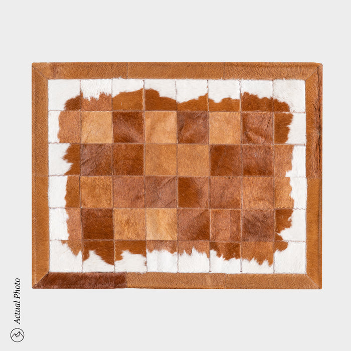 Cowhide Floor Mat Rug Size 3 x 2 Feet F-62