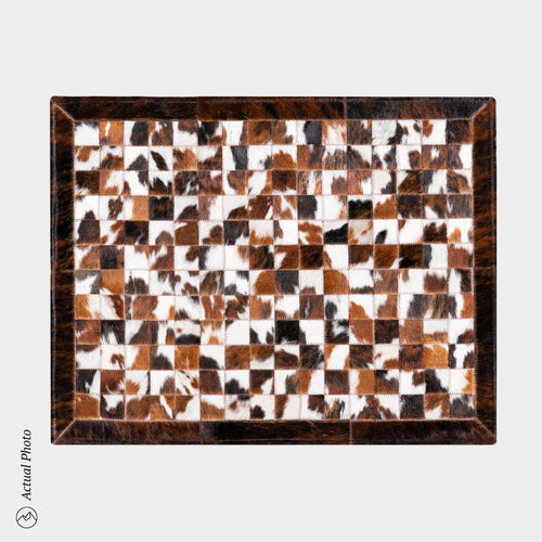 Cowhide Floor Mat Rug Size 3 x 2 Feet F-63